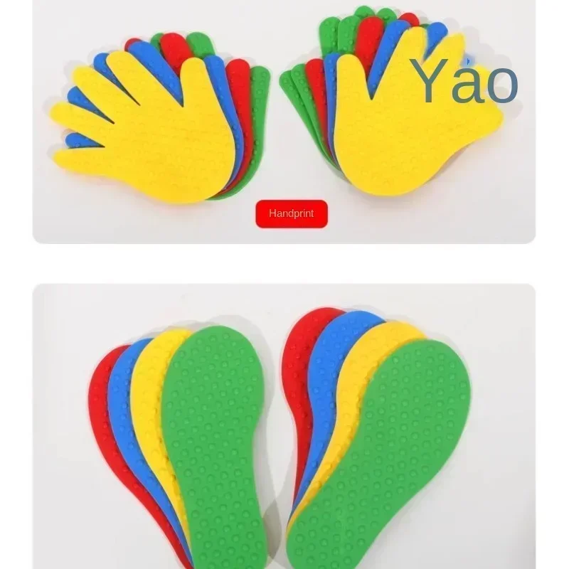 Hand Feet Toys Good Flexibility Anti-slip Entertainment Sensory Integration Training Hand Footprints Party Game Floor Games Toys