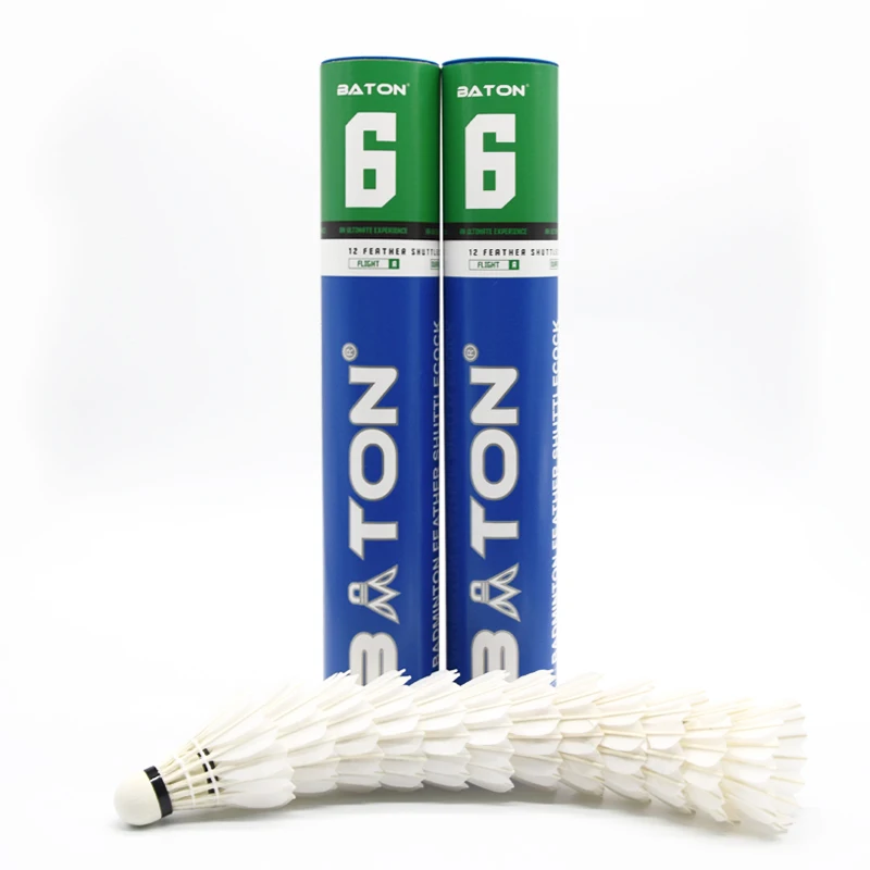 

Competition Level Durable Goose Feather Badminton Shuttlecock for Professional Player