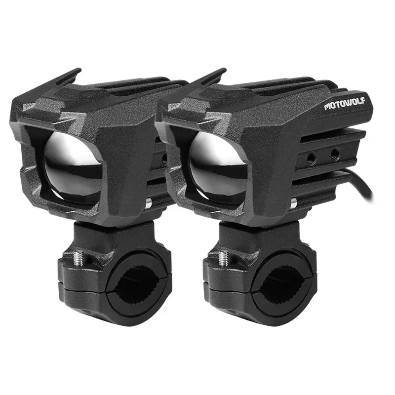 

Motorcycle modified headlights high brightness waterproof aluminum alloy LED spotlights high and low beams one pair combination