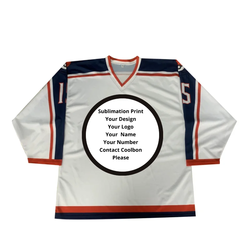 

5PCS 2022 Custom Sublimation Ice Hockey Jersey Personal Team Sports Training Man Jerseys