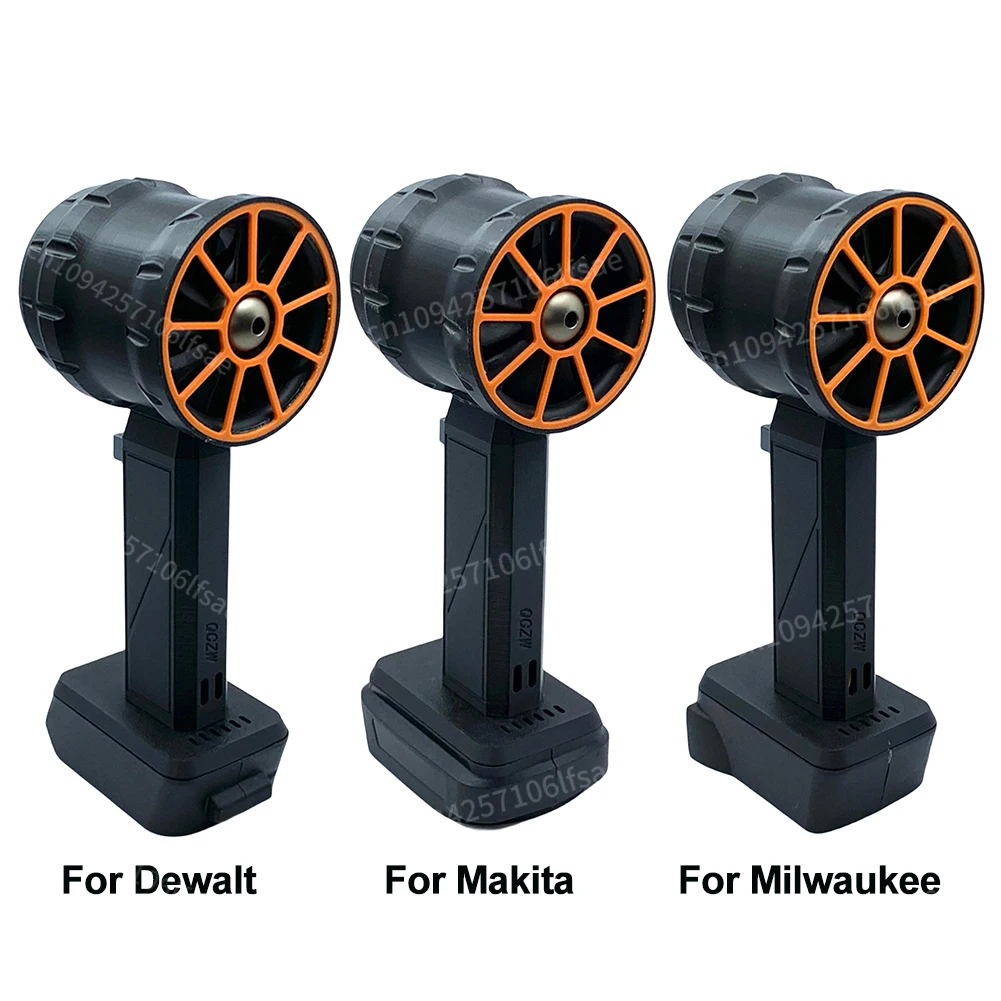 XL Turbo Jet Fan 2200g Thrust Jet Dry Blower 64mm Brushless Motor Handheld Ducted Fan for /Makita/Milwaukee 18/21V Battery
