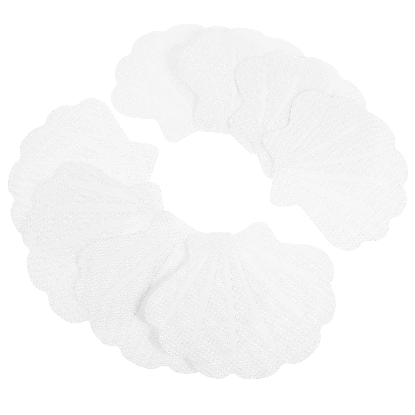 

12 шт. креативных противоскользящих наклеек в форме ракушек для ванной, самоклеящиеся полоски для предотвращения скольжения для ванны, душа, лестниц, для использования в помещении