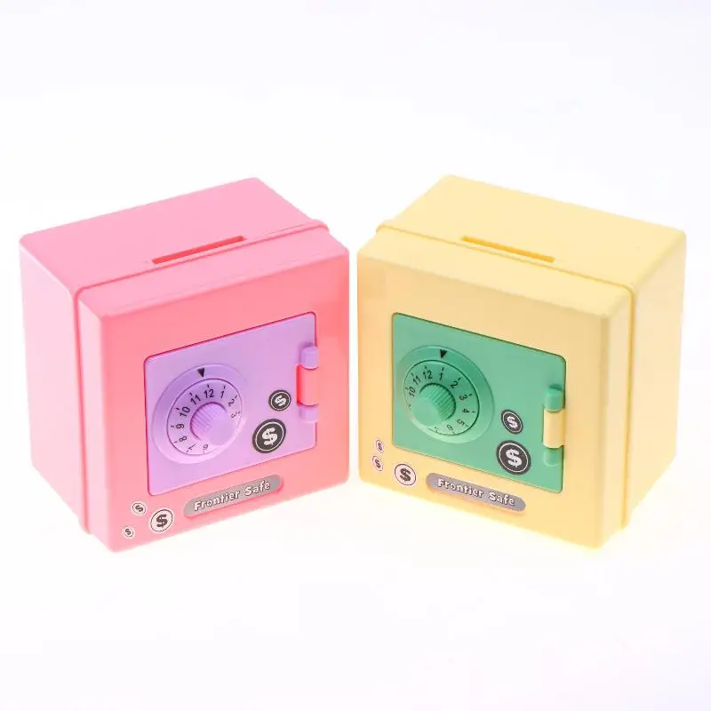 Tirelire coffre-fort avec code pour enfants boîte à monnaie_voghion.com