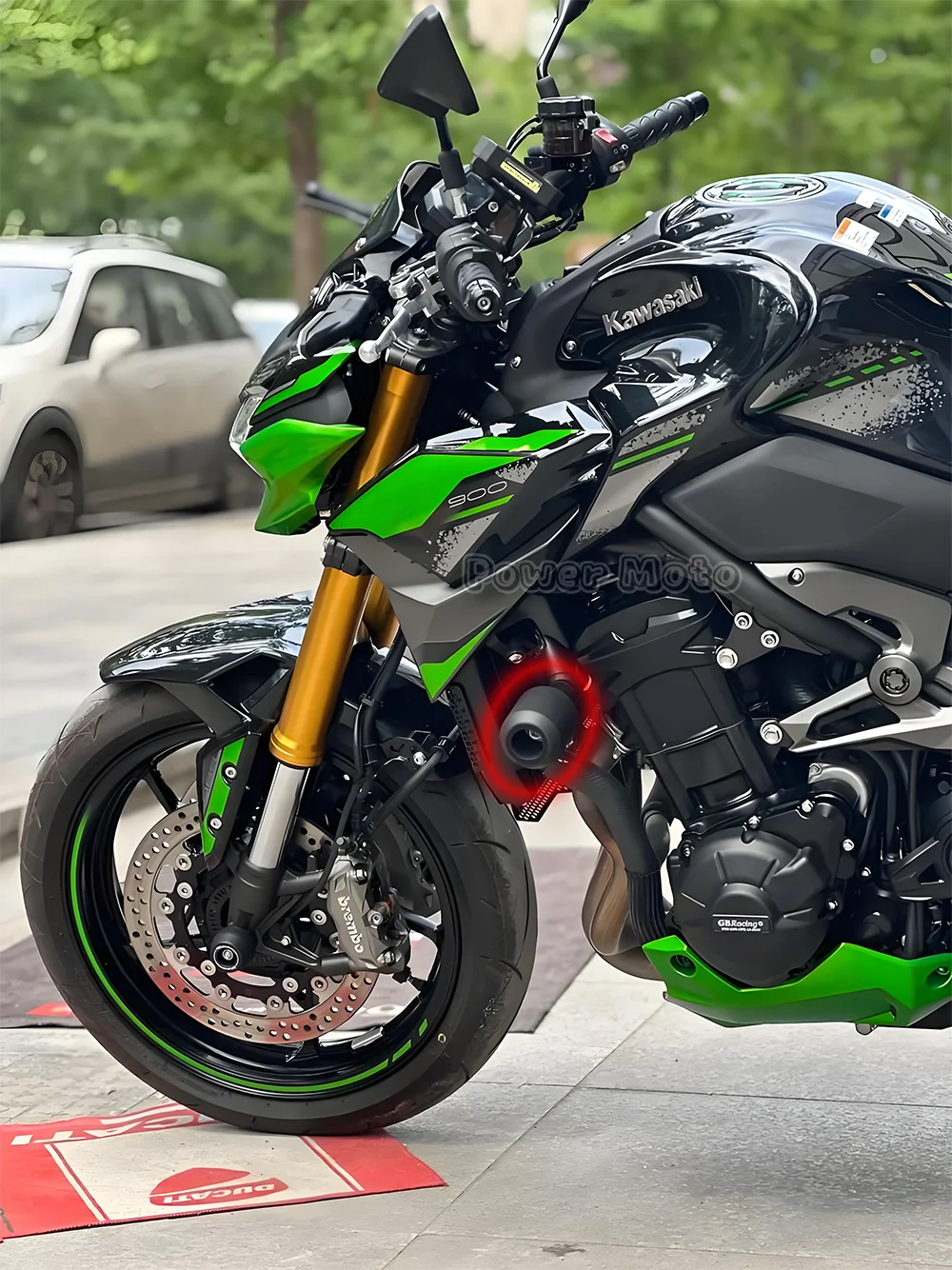 

Motorcycle frame anti-collision pad For Kawasaki Z900 Z900SE Z900RS 2017-2025 collision shaft engine stator slider protector