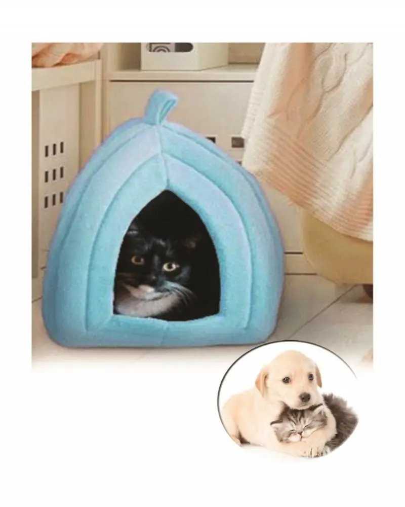 Pet Hut Polar Cat and Dog Bed-Blue