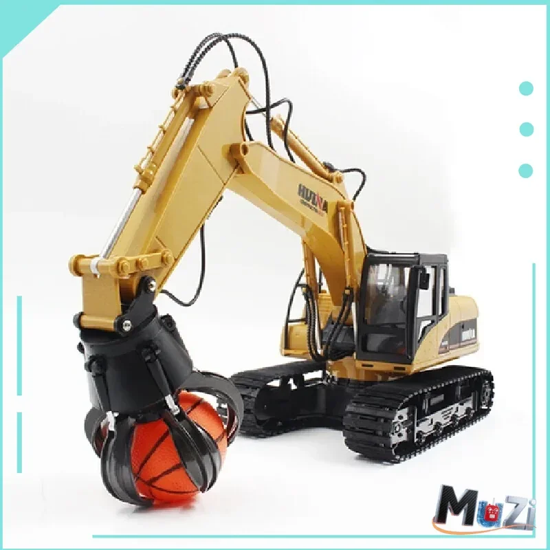 

Huina 1/14 1571 16 Channel Alloy Remote Control Ball Grab Machine Engineering Vehicle Simulation Model Toy Boy Gift Holiday Gift