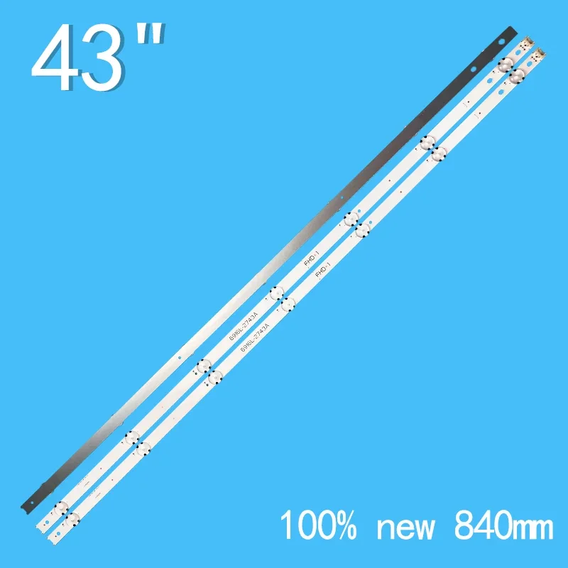 LED Backlight for LIG 43LW641H 43LH604V 43LH570V 43LH615V 43LH590V 43LH510V 43LH630V 43 V16.5 V16 ART3 2743 2550 LC430DUE FJ A1