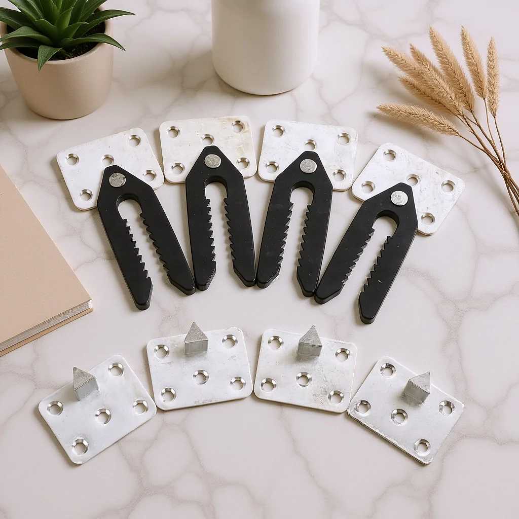 

4Pcs Sofa Connector Sturdy Sectional Couch Connector Easy Installation Furniture Joint Snap for Sectional Stability