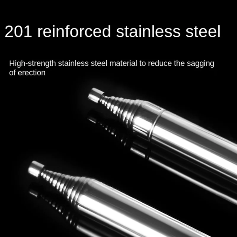 A26P BD7IBI 5,2 м из нержавеющей стали, тяга антенны для HF радио, положительная V-антенна, антенна GP, DIY интерфейсная антенна M10