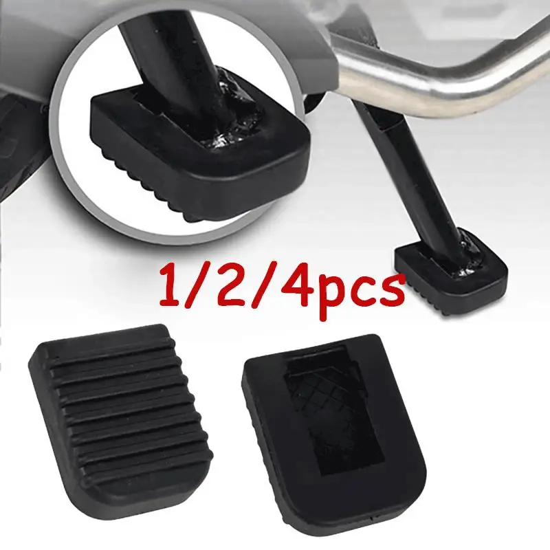 

1/2/4Pcs Motorcycle Footrest Pad Soft Rubber Pad For Scooter Base Plate Anti-slip Pads Motorcycle Base Bracket Extension Foot