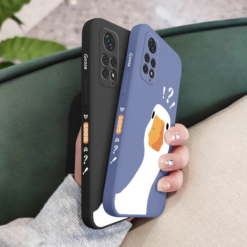 Doubtful Duck Phone Case For Xiaomi Redmi Note 13 12 12S 11 11S 10 10A 10T 10S 9T 9 8 7 Pro Plus 10C 4G 5G Cover