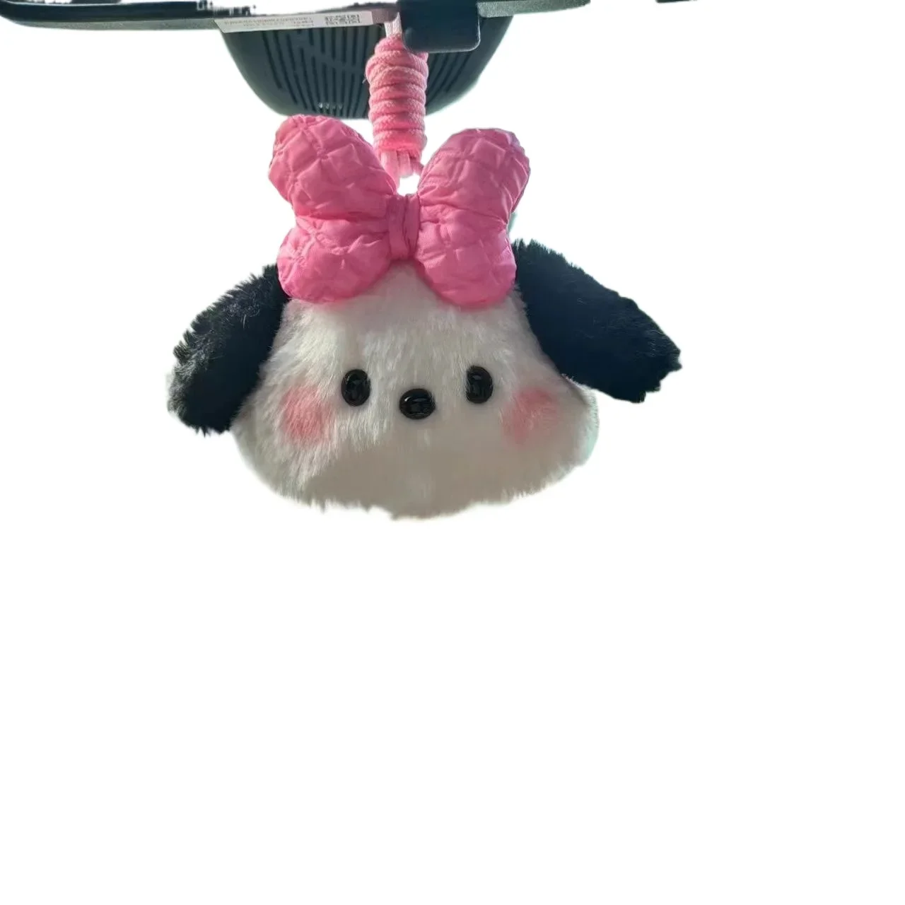 MINISO Sanrio Pacha Dog Car Rearview Mirror Plush Doll Pendant Cute Couple Gift Car Interior Decoration Multifunctional Pendant