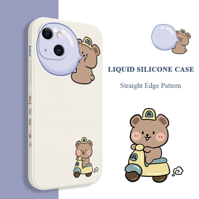 Balloon Animal Phone Case For iPhone 13 12 11 Pro Max Mini X XR XS MAX SE2020 8 7 Plus 6 6S Plus Cover