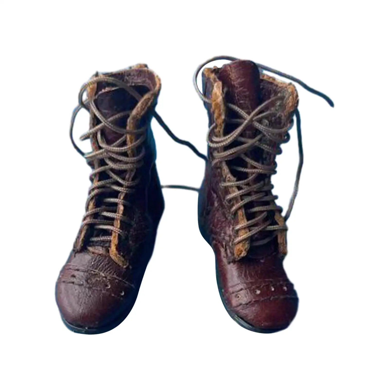 1/6 شخصية الحركة الولايات المتحدة 101ST أحذية محمولة جوا بولي Leather جلد 12 بوصة أحذية دمية الذكور