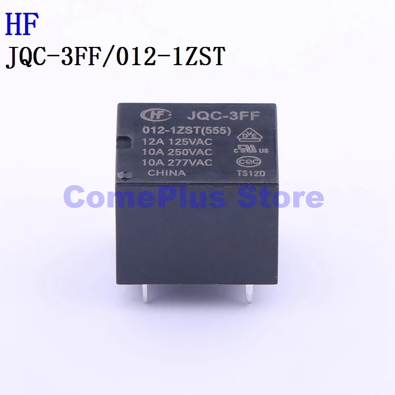 

5PCS JQC-3FF/012-1ZST JQC/HF3FF-005-1ZST JQC/HF3FF-024-1ZST HF 5V 12V 24V Power Relays