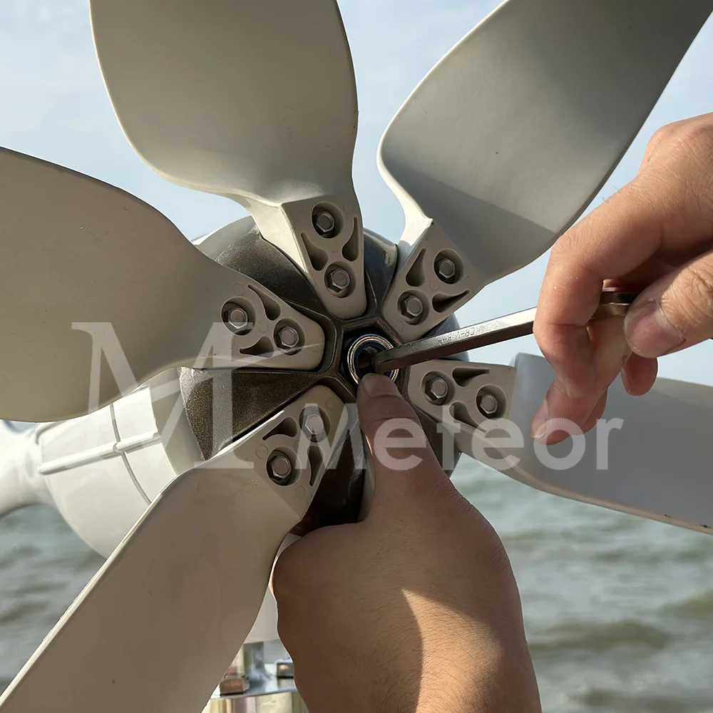 Nylon Wind Turbine Blades 580mm 810mm For Horizontal Wind Turbine Generator Windmill High Strength DIY Blades With Hub And Hood