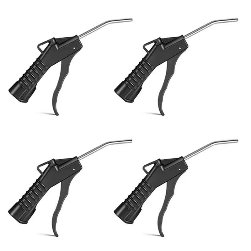 【THANKSGIVING DAY】4Pcs Air Gun Blower Pistol Grip Blow Nozzle Tool, Pneumatic Air Blower For Compressor, Metal Nozzle Extension