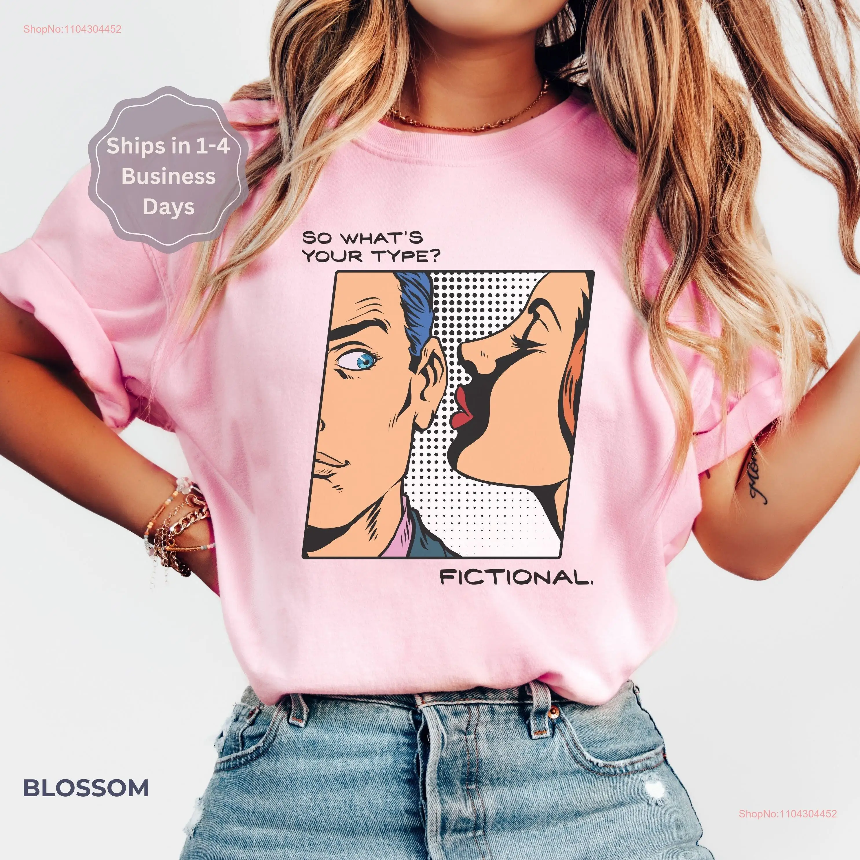 Book Lover T Shirt Roy Lichtenstein Inspired 1950s Pop Art Kitchy Funny Meme Bookish Blind Date With A Comfort Colors