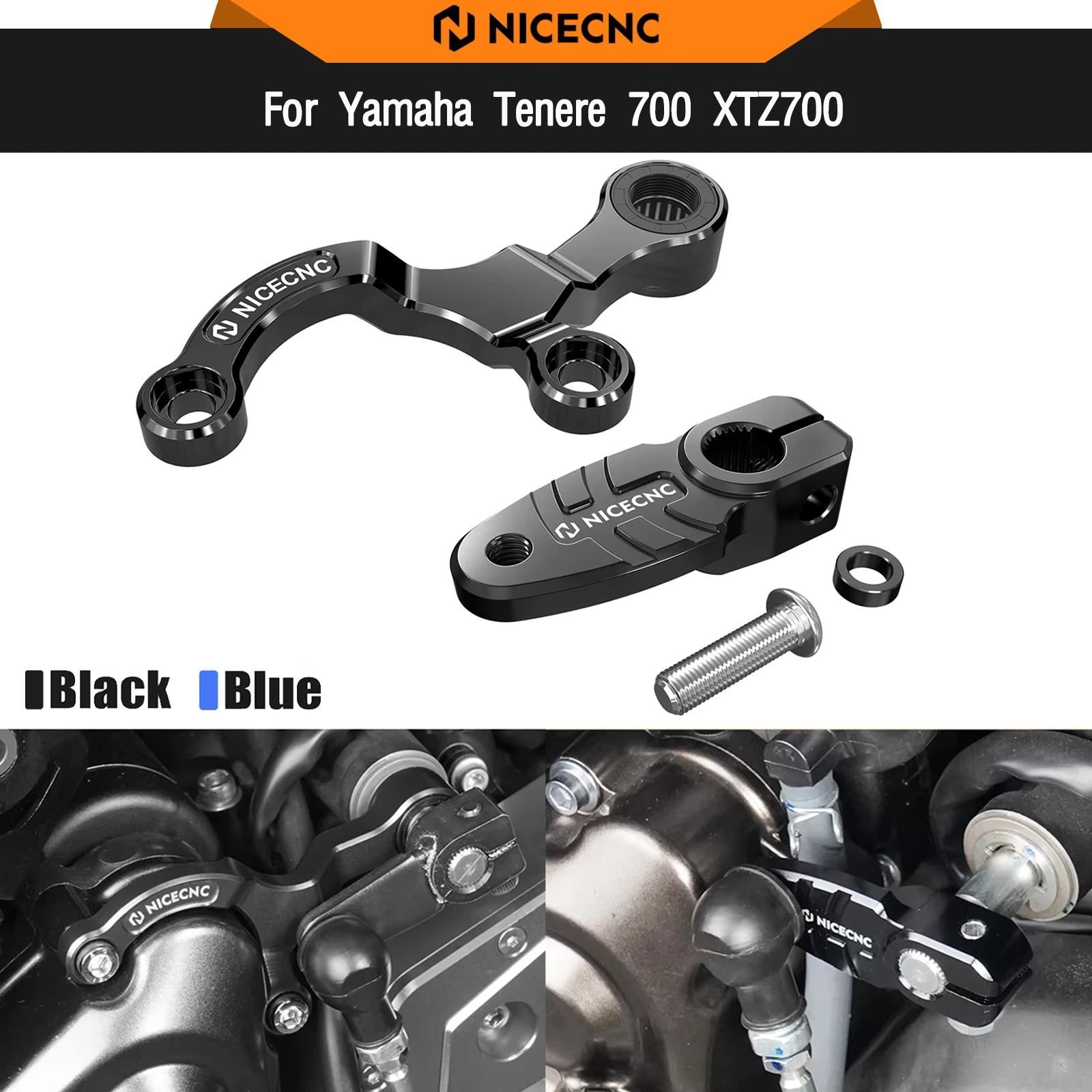 For Yamaha Tenere 700 T700 XTZ700 2019-2024 Shift Stabilizer Gear Shift Support TENERE700 Rally Edition MT 07 XSR700 2018-2023