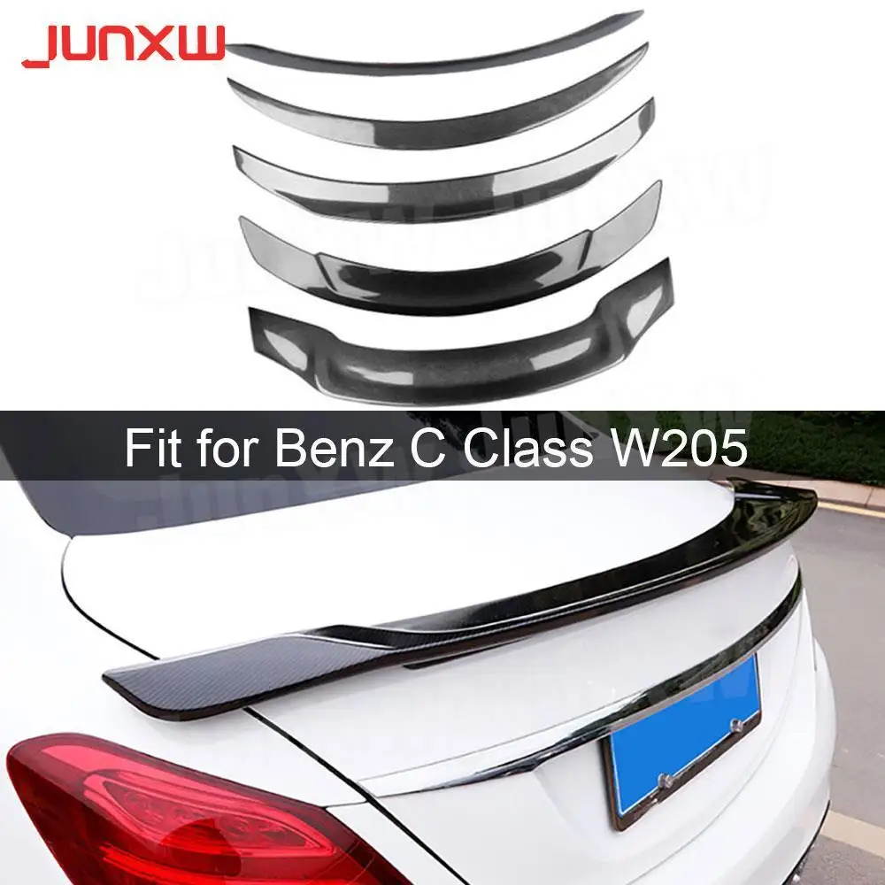 

Carbon Fiber Rear Spoiler Wings for Mercedes Benz C Class W205 C180 C260 4 Door C63 2015-2019 Car Styling