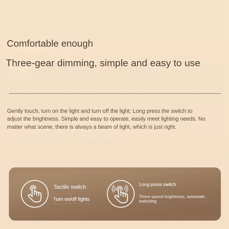 مصباح مكتب LICE-LED قابل لإعادة الشحن، محمول، قابل للطي مع 3 إعدادات للسطوع، مصباح مكتبي صغير - مثالي للمكتب والمنزل