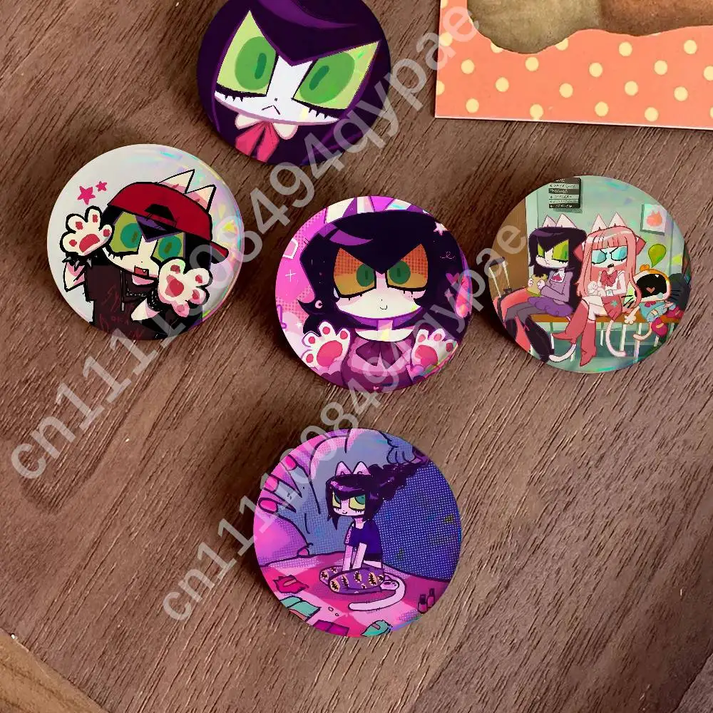 Salem Magical Meow Meow  Button Pin Badges Decoration Gifts Merch Party Supplies Button for Accessories Art DIY Crafts Decor