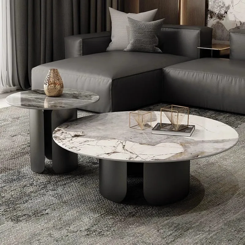 Traditional Minimalist Coffee Table Luxury Designer Hardcover Large Side Table Convertible Mobile Stolik Kawowy Home Furniture