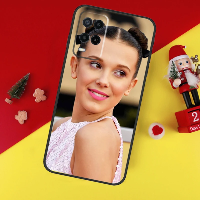 ميلي بوبي براون حالة ل ممن لهم A80 A60 A40 A15 A16 A17 A57 A94 A74 A54 A76 A96 A18 A38 A58 A78 A98 A6 A5 Pro #4