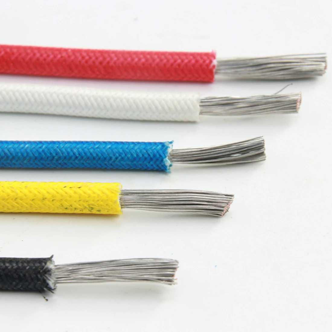 1M/5M Heat Resistant Wire High Temperature Silicone Wire 200°C Fiberglass Braided Insulated Warm Floor Heat Element Copper Cable - Image 4