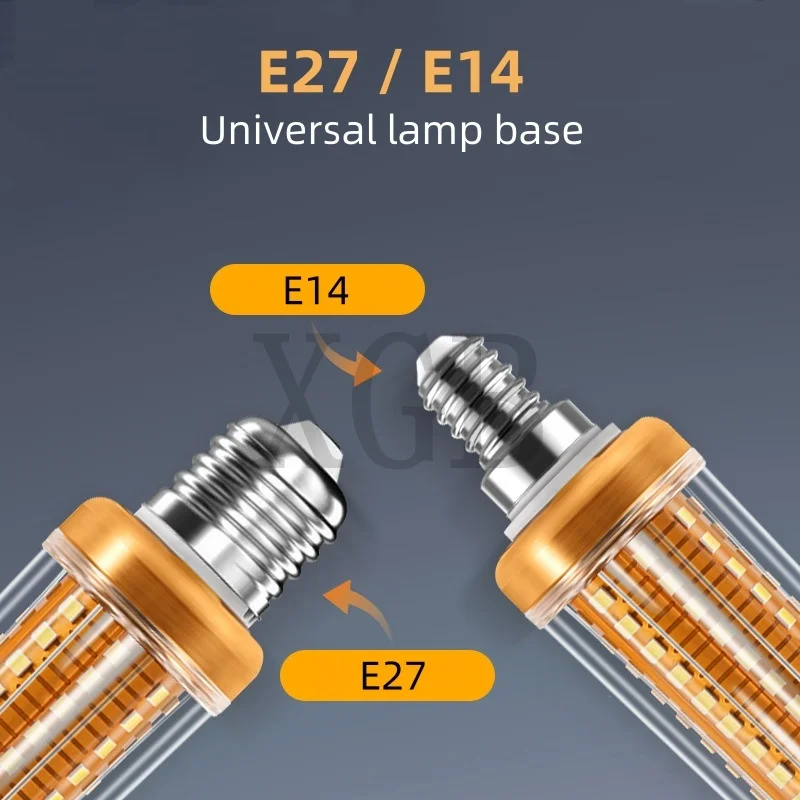 

E27 E14 18W 20W 24W 30W Golden LED Corn Bulb Ceilling Fan Lamp 3000K Nature White 6000k CCT Double Color Replace 150w Halogen