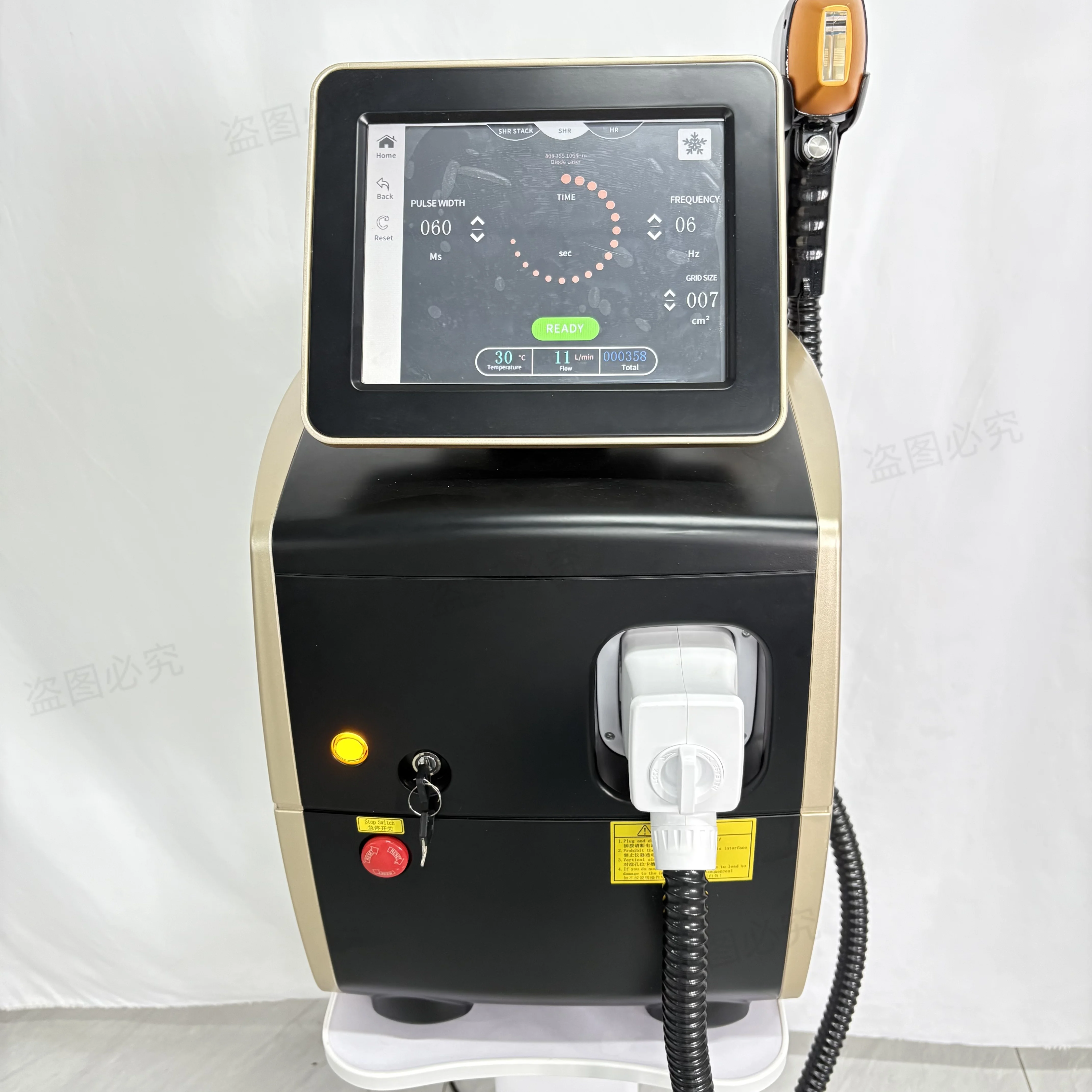 4000W proTitanium glace platine point de congélation indolore Alexandrit 755 808 1064nm Machine indolore laser épilation Machine