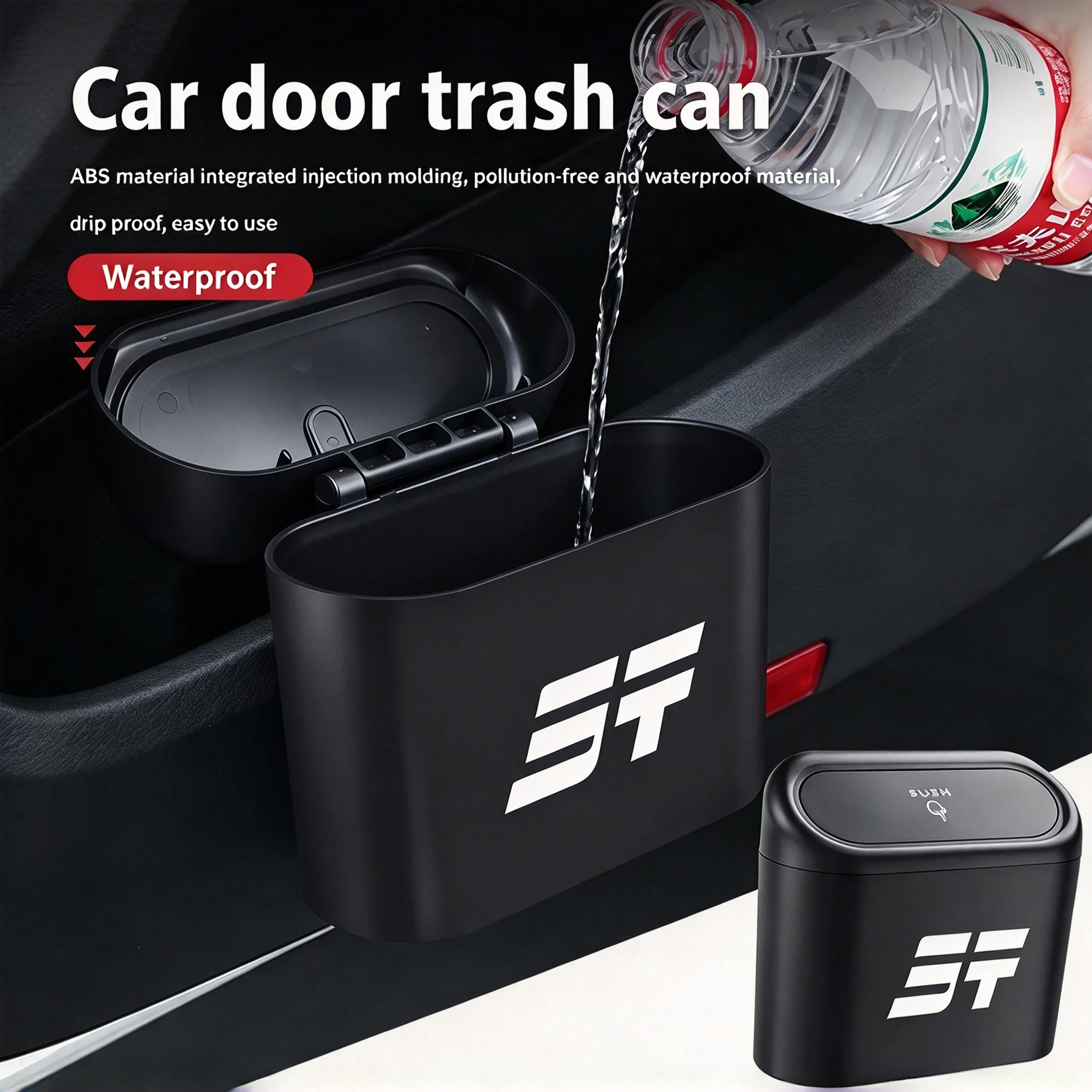 Car Side Waste Container Car Door Rubbish Holder Auto Interior Trash Box For Jetour T2 X70 X70 Plus T1 X90 Dashing G700