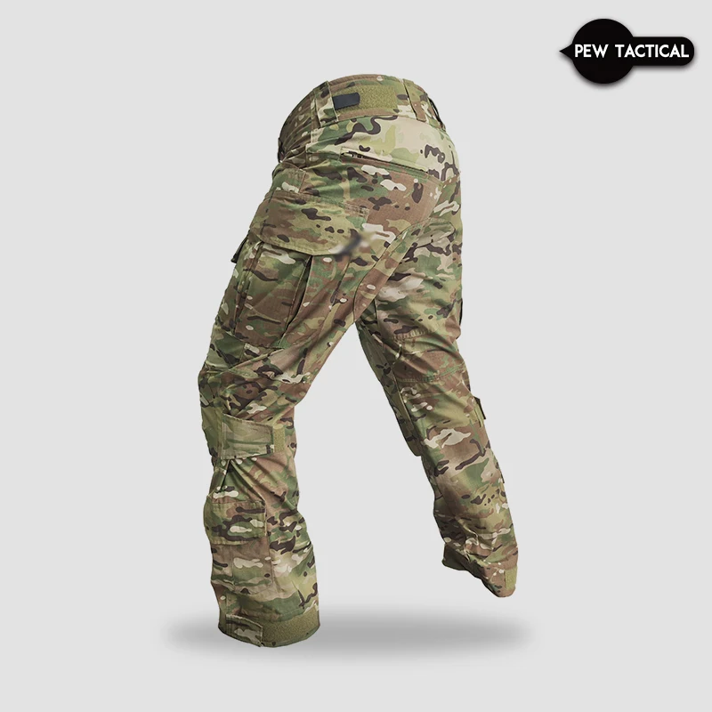 กางเกงรบยุทธวิธี PEW G3 Tee-Proof Fabric IR Resistant การผลิตในประเทศชุดทำงานกางเกงขายาวสำหรับชายทหาร Sle