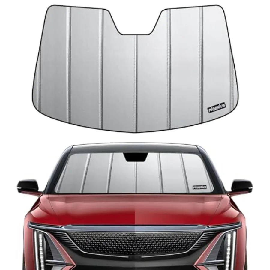 

Солнцезащитный козырек для лобового стекла Cadillac Lyriq 2023-2026 EV/33-дюймовый экран, премиум-класс, серая кожа