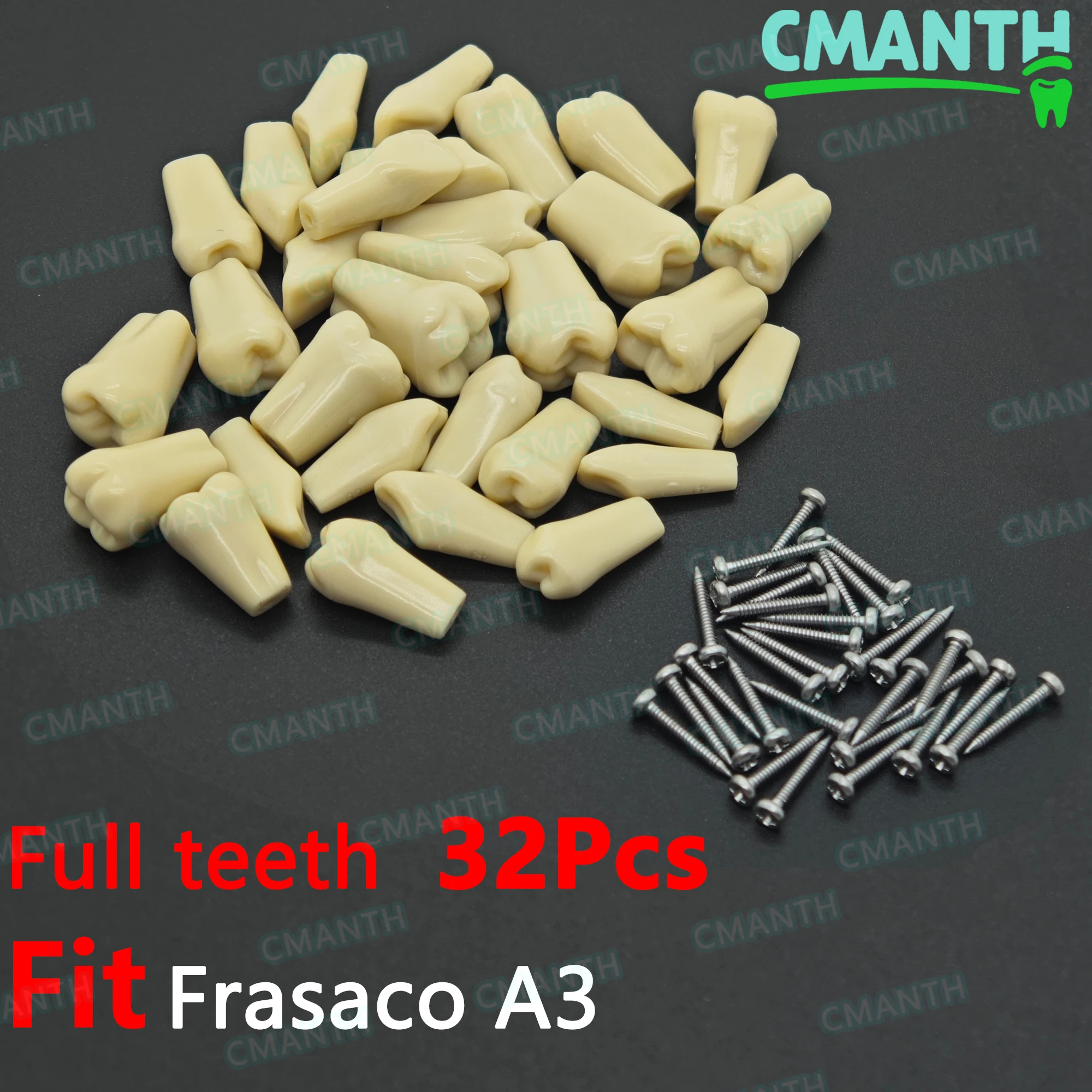 

Подходит для Frasaco A3, модель зубных зубов, полная замена зубов, ввинчивающаяся практика, наполнение мягкой десны, обучение стоматолога