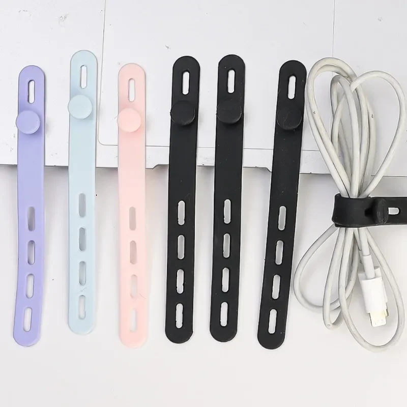 Silicone Cable Organizer Clips, Desk Winder, Wire Management Clip, Fone de ouvido, USB Data Wire, Mouse, Casa