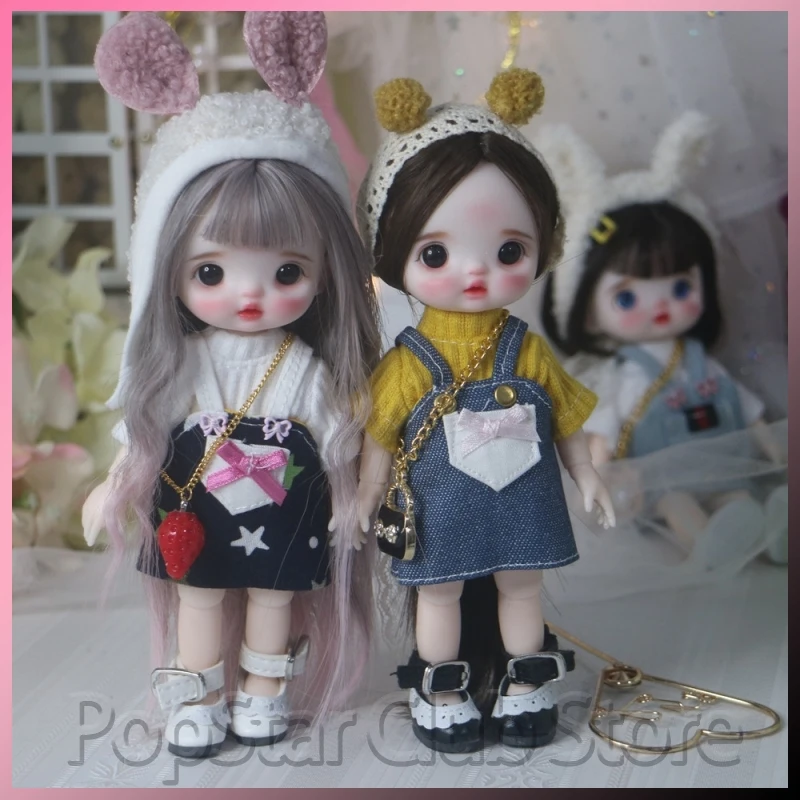 

Набор для макияжа и переодевания куклы BJD 1/8: милый полный комплект аксессуаров для куклы, подарок на день рождения для девочки, коллекционные игрушки, модный подарок