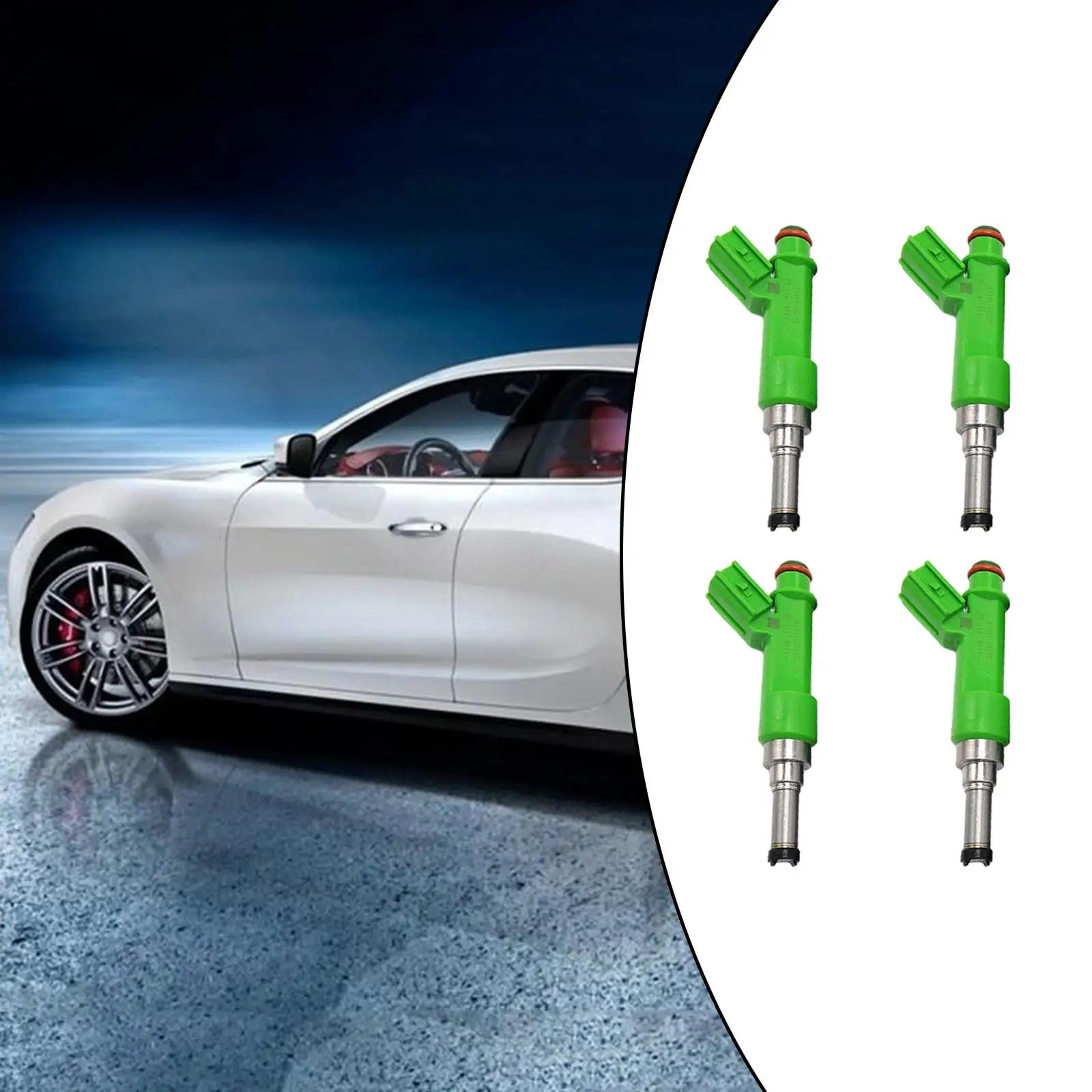 

4 Pieces Car Injector Set 232V010 Fuel Injectors Fit for Highlander 09-12 2325032503209-0V0325010