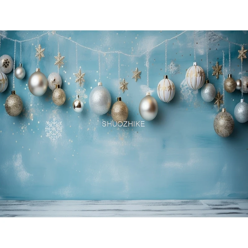 JU-05พื้นหลังประตูไม้พวงมาลัยของตกแต่งต้นไม้คริสต์มาสหน้าต่างเตาผิงพร็อพสำหรับฤดูหนาวดอกไม้วันคริสต์มาส