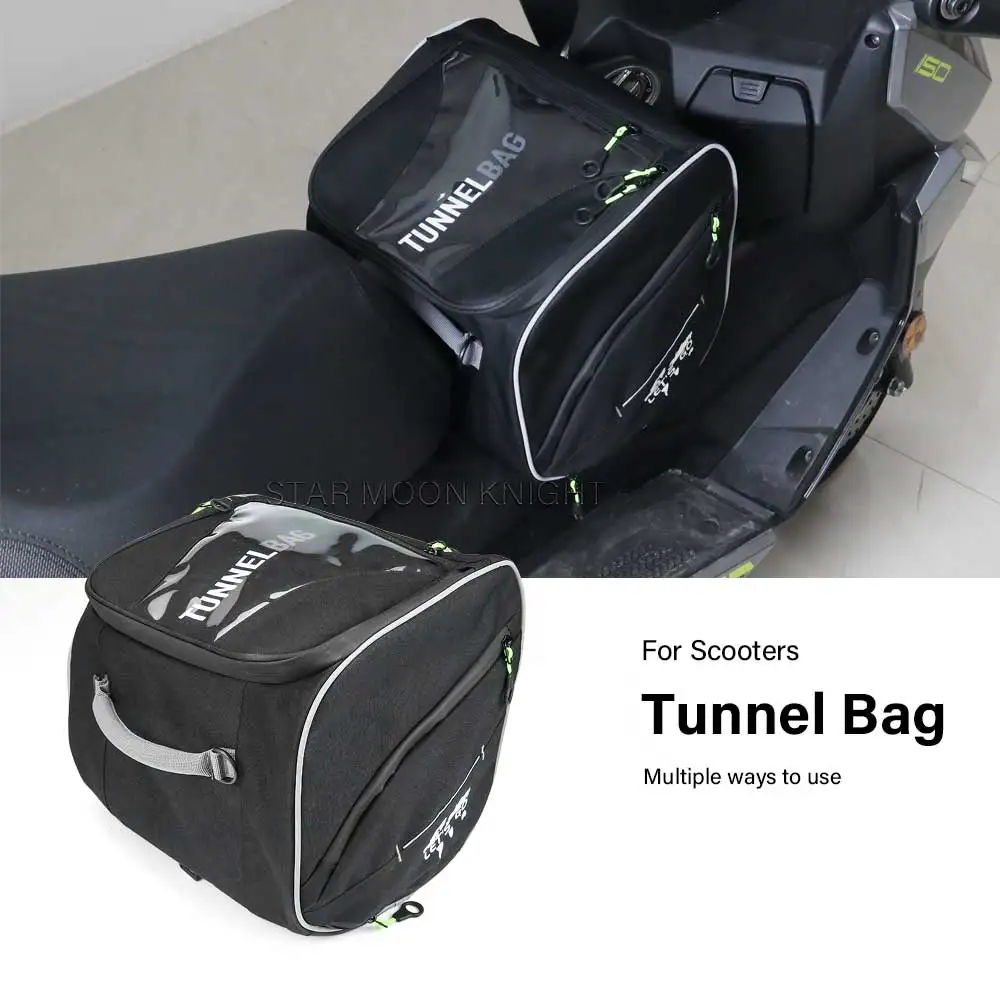 

Scooters Storage Saddle bag For Yamaha Augur 155 Nmax 155 Turbo Nmax155 PCX160 125 150 23L Rear Seat Tail bags Tunnel bag