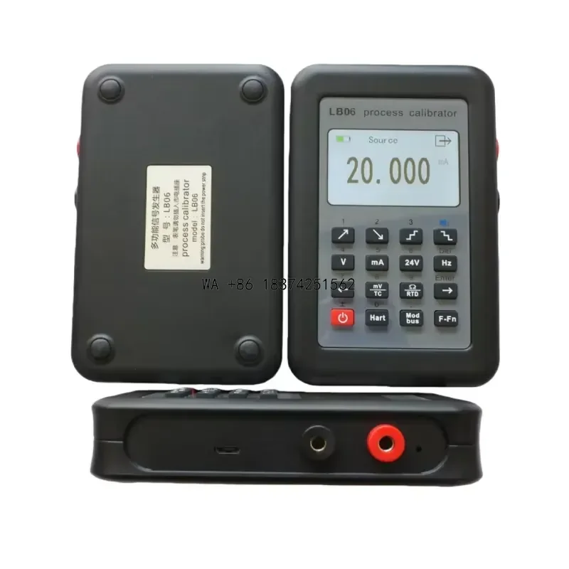 Wmwmnu New LB06 Hart Modbus 4-20mA 0-10V Process Calibrator Current Signal Generator