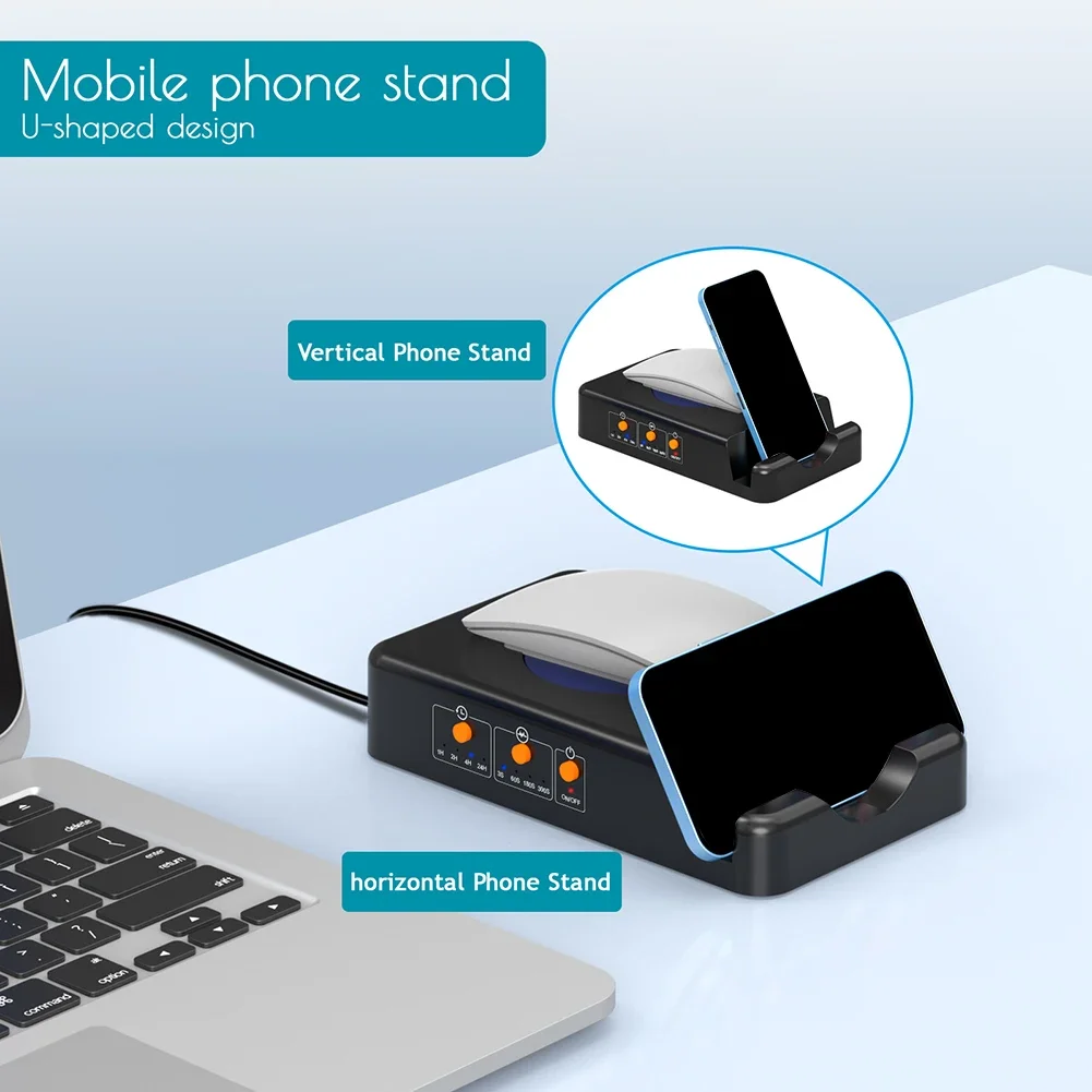 Virtual Mouse Mover 20dB Noiseless No Software Anti-sleep Automatic Movement To Prevent Computer Lock Screen For Working Rest