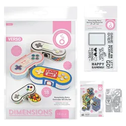 2024 New Retro Controller Gift Box Metal Cutting Dies Gaming Stamp for DIY Scrapbooking Die Album Craft Paper Card Decoration