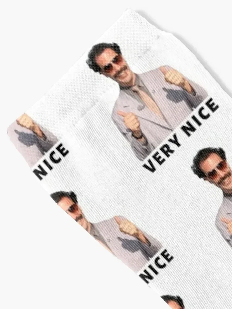 Borat Very Nice Socks winter gifts retro designer brand Men's Socks Women's