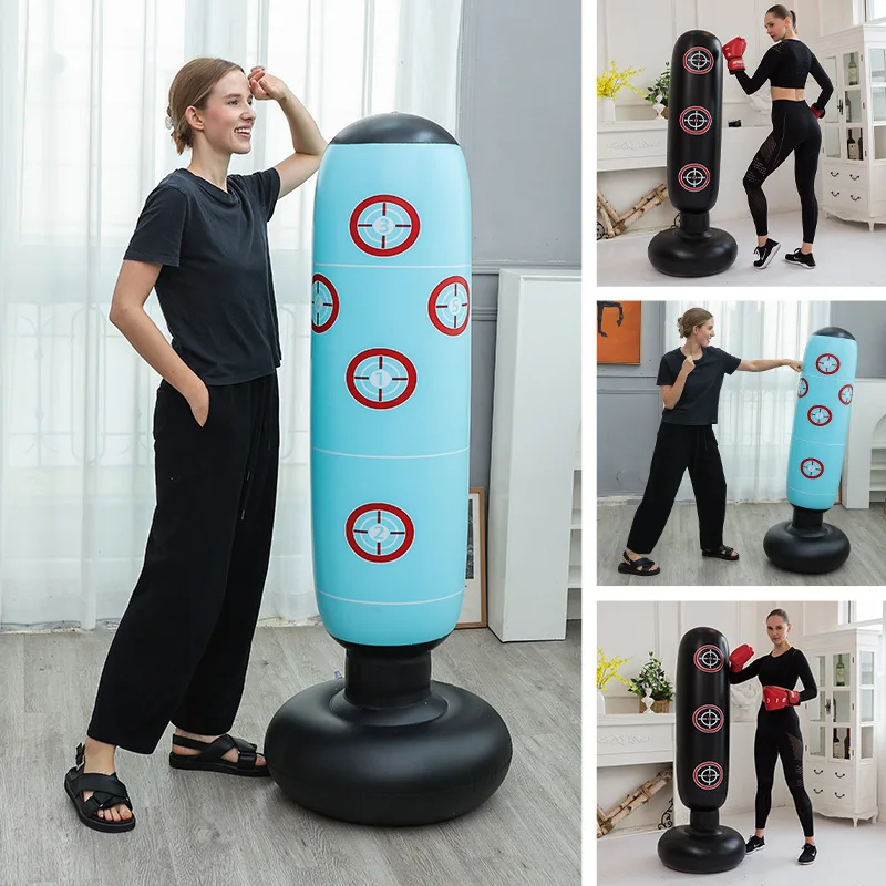 

Inflatable Boxing Column Thickened PVC 1.6m Boxing Column Fighting Boxing Column Inflatable Toy Fitness