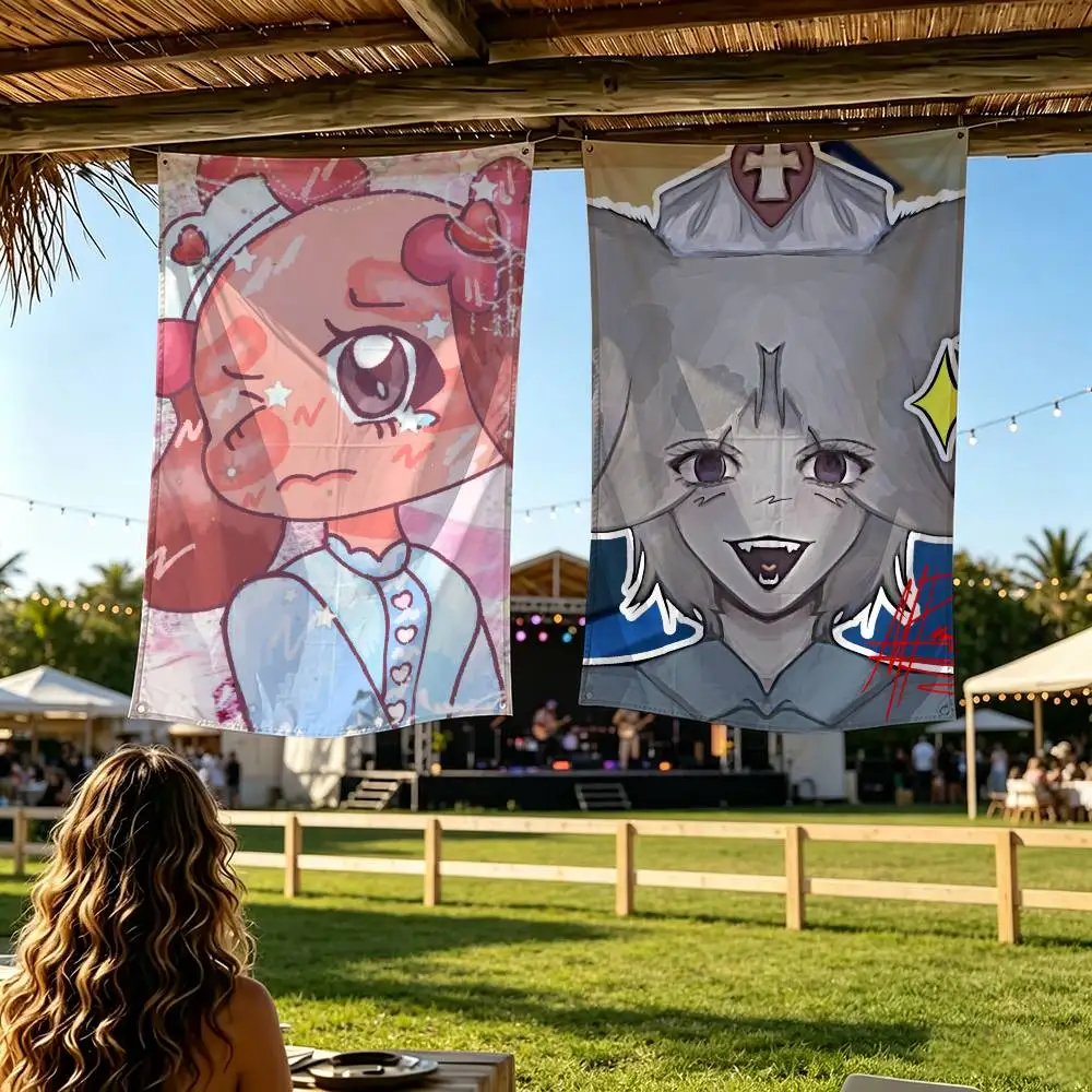 Animal hospital Game Flag Digital Printing Banner for Garage Wall Out Door Decoration