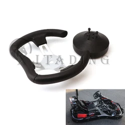 Car-styling Sport Steering Wheel Racing Type PU Universal 280MM Aluminum Retrofit Modified Kart ATV parts