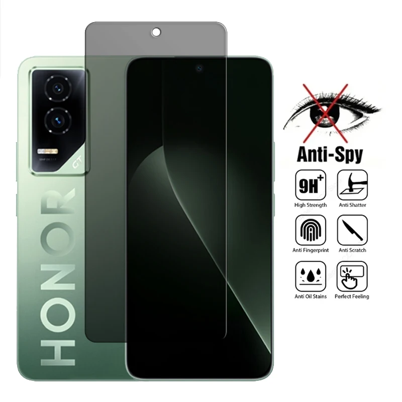 

For Honor GT 5G Glass For Honor GT Tempered Glass 6.7 inch Full Glue Anti-spy Privacy Screen Protector For Honor GT Lens Film