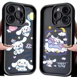 Cinnamoroll Baby Cute For iPhone 15 14 13 12 11 Pro Max XS Max X XR 7 8 Plus 6S Eye Ladder Phone Case