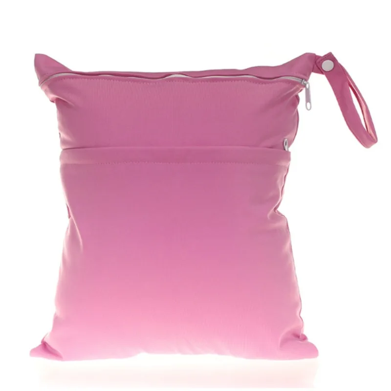 Picture 6: Solid-color, multi-functional waterproof diaper bag 30*36cm, washable baby diapers, wet bag